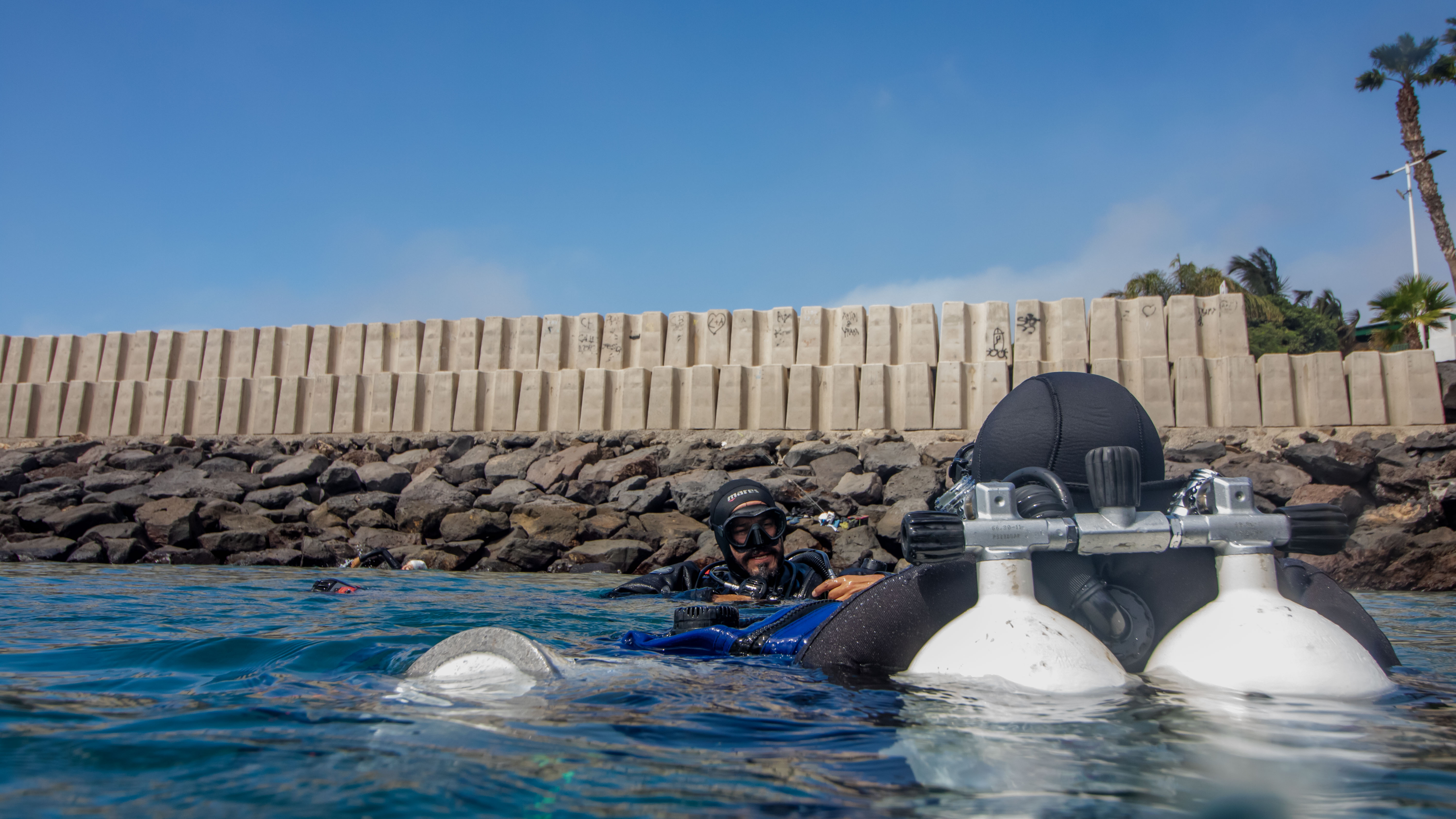 Bautizo de bibotella en Lanzarote